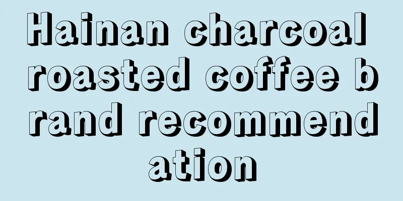 Hainan charcoal roasted coffee brand recommendation