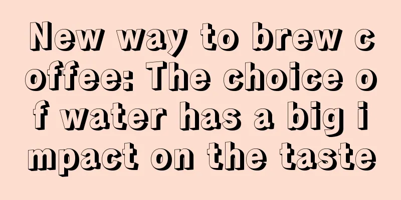 New way to brew coffee: The choice of water has a big impact on the taste