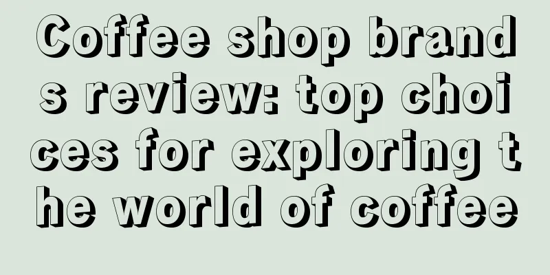 Coffee shop brands review: top choices for exploring the world of coffee