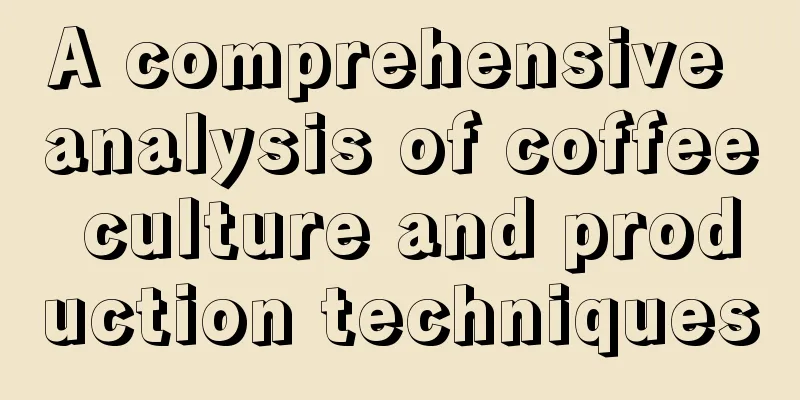 A comprehensive analysis of coffee culture and production techniques