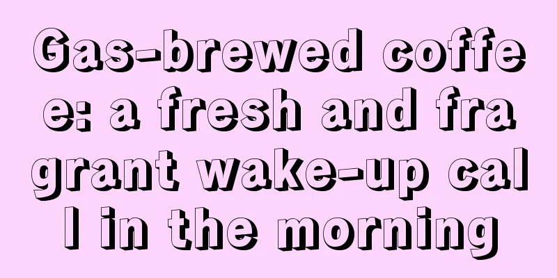 Gas-brewed coffee: a fresh and fragrant wake-up call in the morning