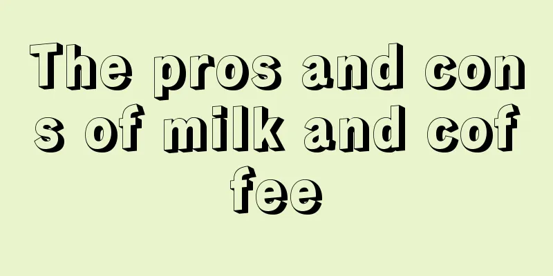 The pros and cons of milk and coffee