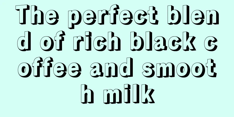 The perfect blend of rich black coffee and smooth milk