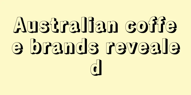 Australian coffee brands revealed