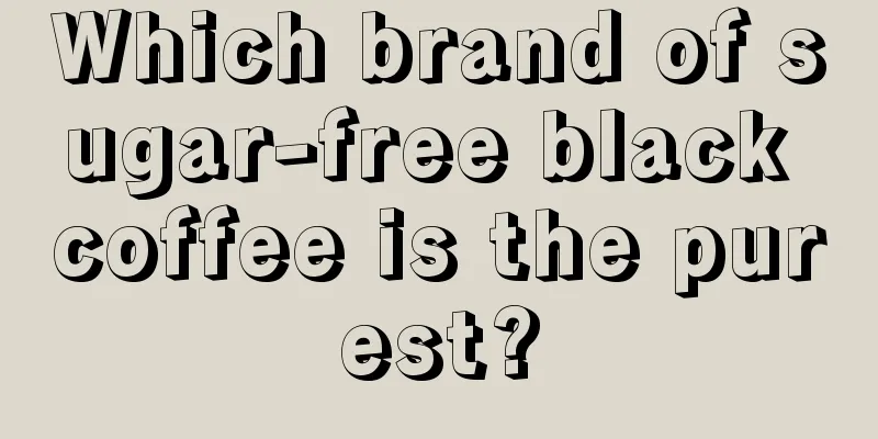 Which brand of sugar-free black coffee is the purest?