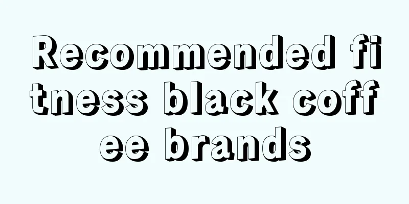 Recommended fitness black coffee brands