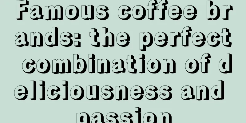 Famous coffee brands: the perfect combination of deliciousness and passion