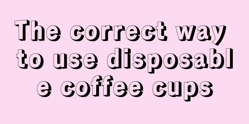 The correct way to use disposable coffee cups