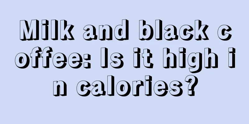 Milk and black coffee: Is it high in calories?