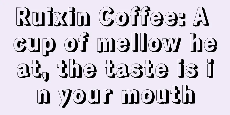 Ruixin Coffee: A cup of mellow heat, the taste is in your mouth