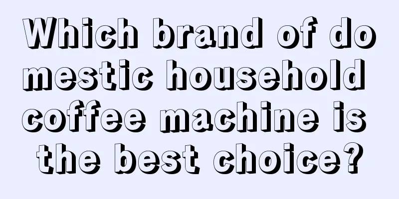 Which brand of domestic household coffee machine is the best choice?