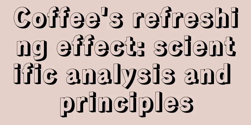 Coffee's refreshing effect: scientific analysis and principles