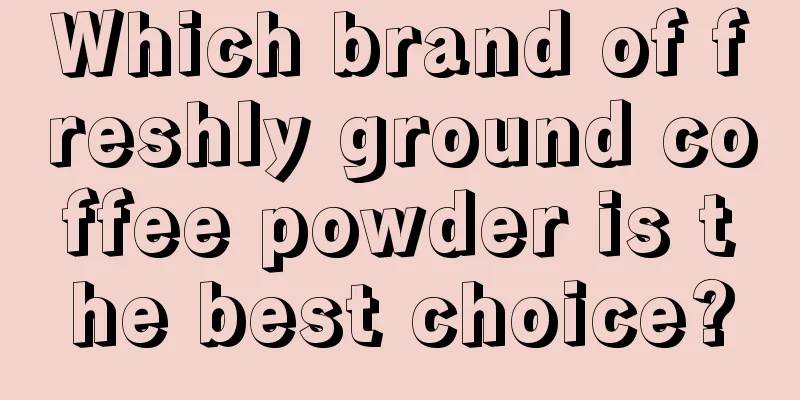 Which brand of freshly ground coffee powder is the best choice?