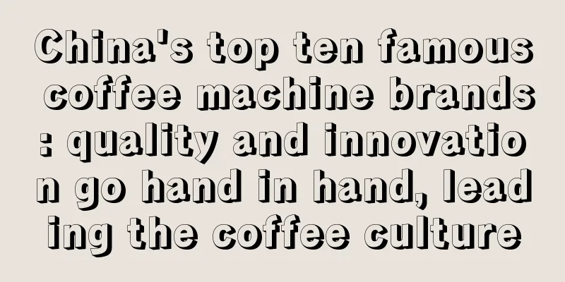 China's top ten famous coffee machine brands: quality and innovation go hand in hand, leading the coffee culture