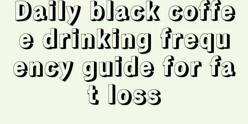 Daily black coffee drinking frequency guide for fat loss