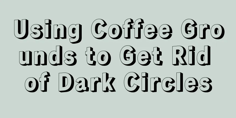 Using Coffee Grounds to Get Rid of Dark Circles