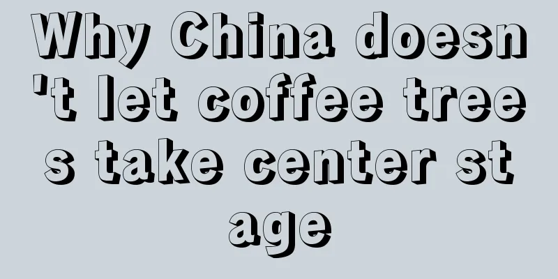 Why China doesn't let coffee trees take center stage