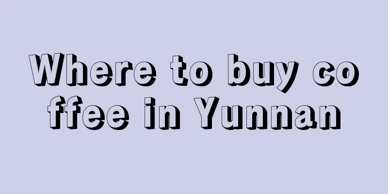 Where to buy coffee in Yunnan