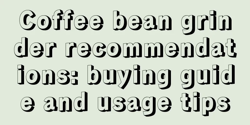 Coffee bean grinder recommendations: buying guide and usage tips