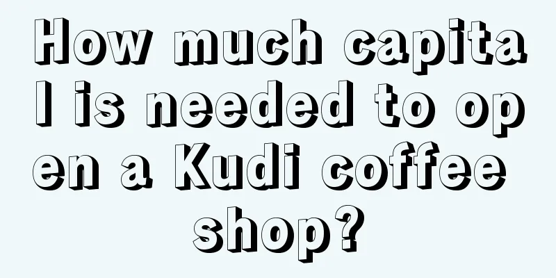 How much capital is needed to open a Kudi coffee shop?