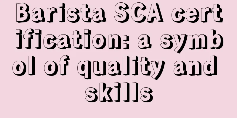 Barista SCA certification: a symbol of quality and skills