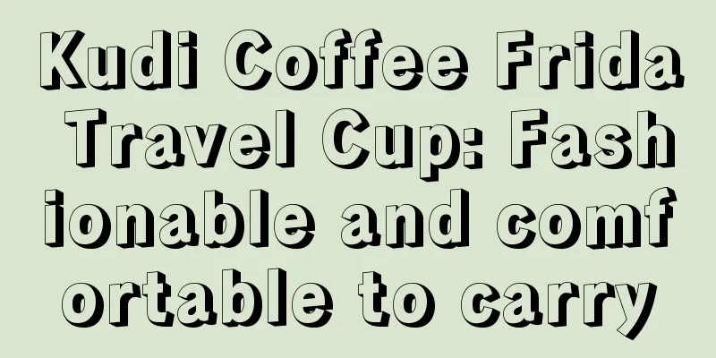 Kudi Coffee Frida Travel Cup: Fashionable and comfortable to carry