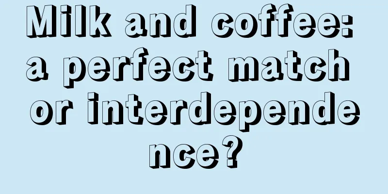 Milk and coffee: a perfect match or interdependence?