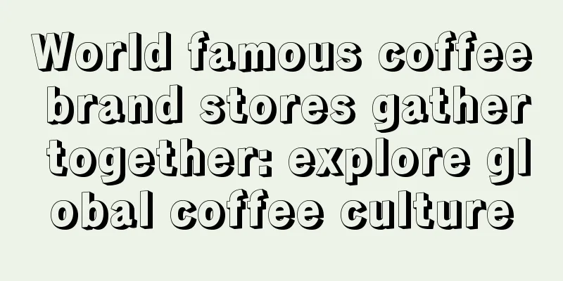 World famous coffee brand stores gather together: explore global coffee culture