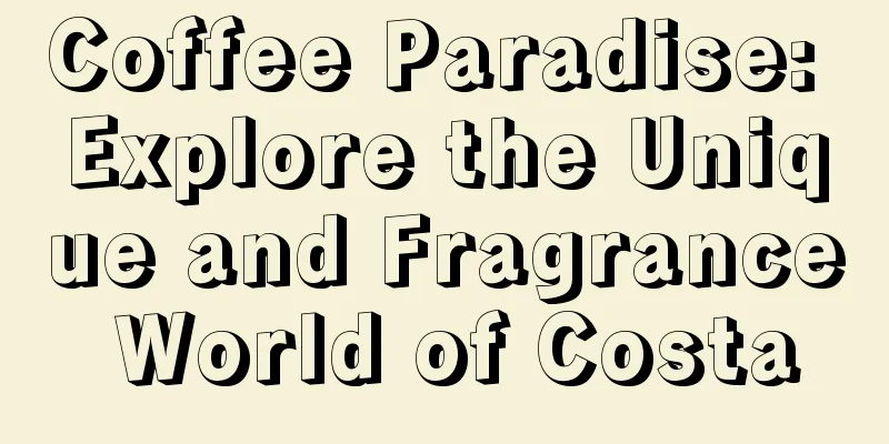 Coffee Paradise: Explore the Unique and Fragrance World of Costa