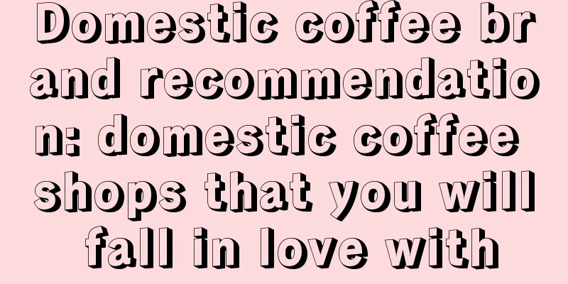 Domestic coffee brand recommendation: domestic coffee shops that you will fall in love with