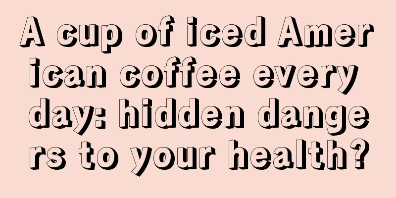 A cup of iced American coffee every day: hidden dangers to your health?