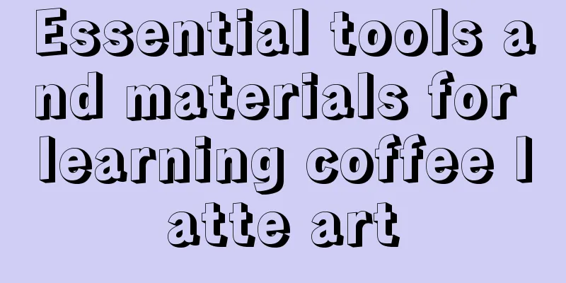 Essential tools and materials for learning coffee latte art