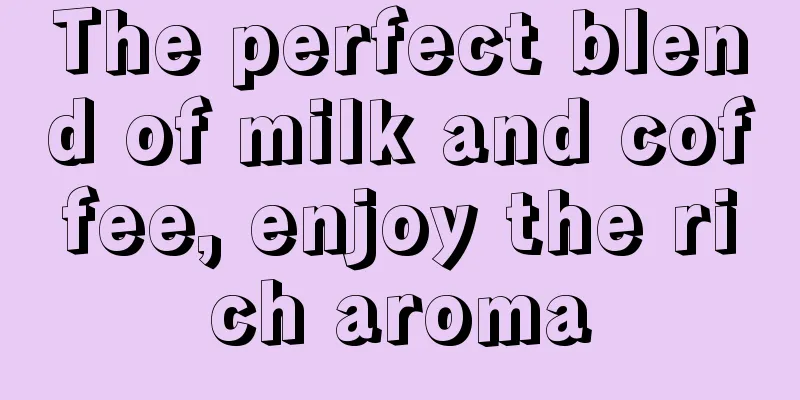 The perfect blend of milk and coffee, enjoy the rich aroma