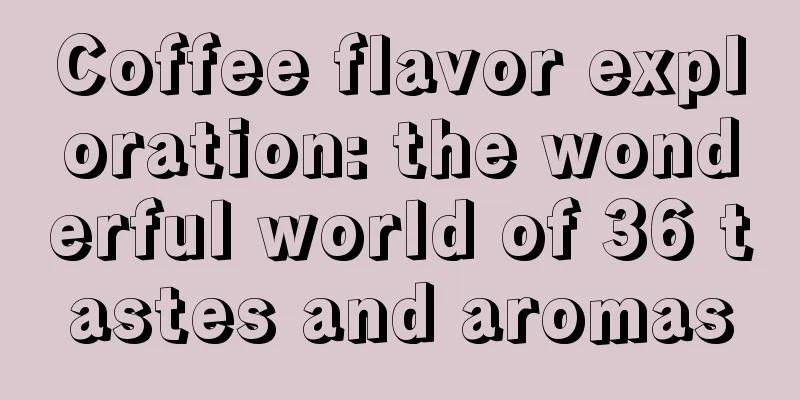 Coffee flavor exploration: the wonderful world of 36 tastes and aromas