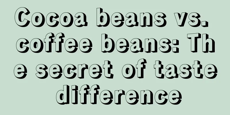 Cocoa beans vs. coffee beans: The secret of taste difference