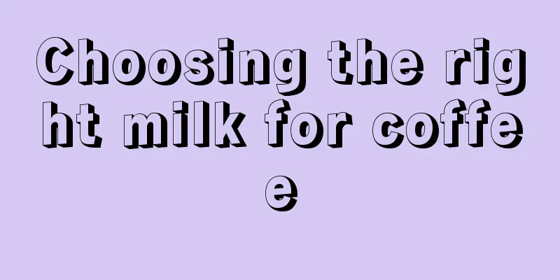 Choosing the right milk for coffee